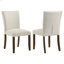 Chaise d'appoint rembourrée (ensemble de 2)-1067465007