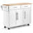Aristel 48 " W Kitchen Island with Stainless Steel Top-203501347