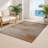 Abstract Gray Indoor and Outdoor Area Rug-277771307
