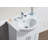 Baryzhikova 23.6'' Single Bathroom Vanity with Ceramic Top-36848290