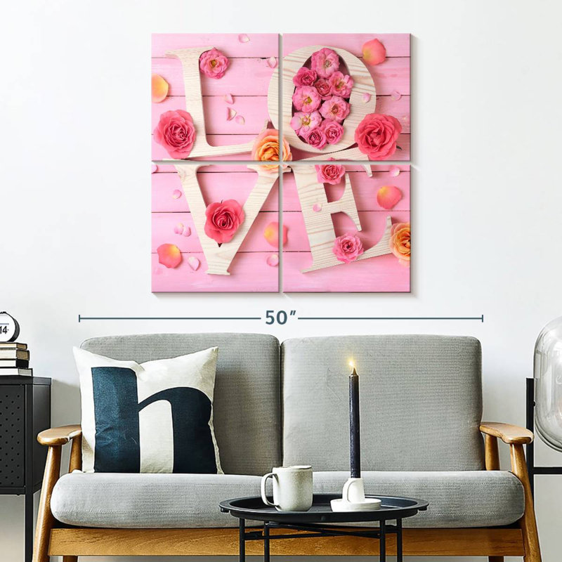 Kema Floral Love Wall Sign