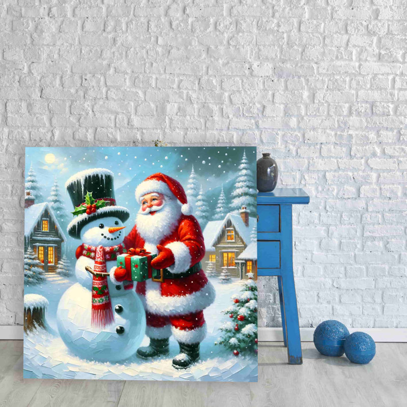 Sur toile, H 40 po x l 40 po x P 1,5 po