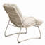 Ensemble de 2 chaises longues d'extérieur, structure en fer et osier en plastique, durable et résistant aux intempéries pour une détente confortable.