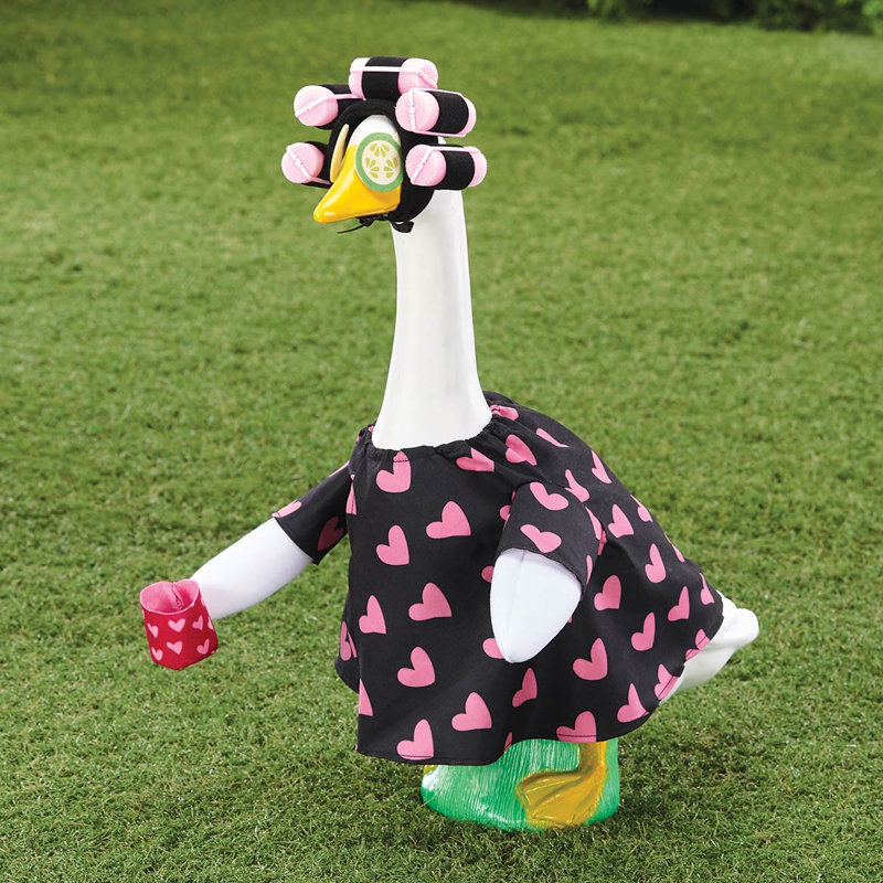 Coffee & Curlers Large Goose Outfit