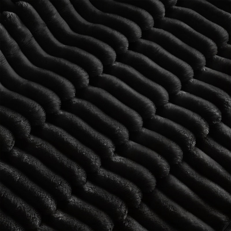 Fauteuil en velours côtelé, Velours côtelé noir