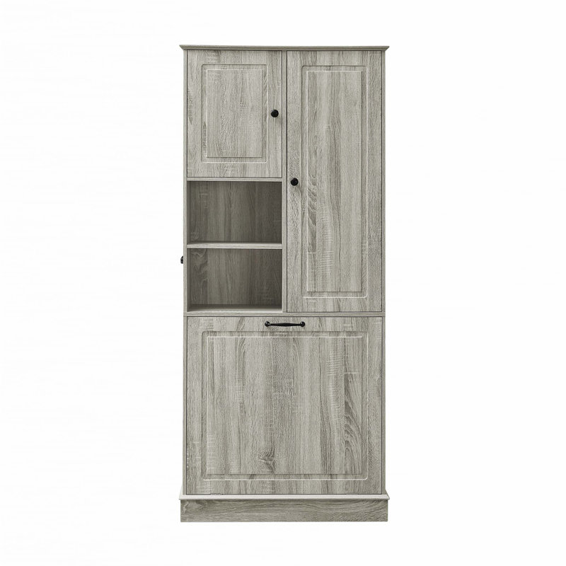 Grande armoire de rangement avec tablettes réglables, Oak