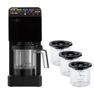 Food Genie: Dessert Station - Noir - Machine à crème glacée et gâteries 11-en-1, (3) baignoires de 16 oz