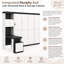 Lit escamotable Kazuko (grand lit/lit double) avec bureau, étagères de rangement et placards-1045289872
