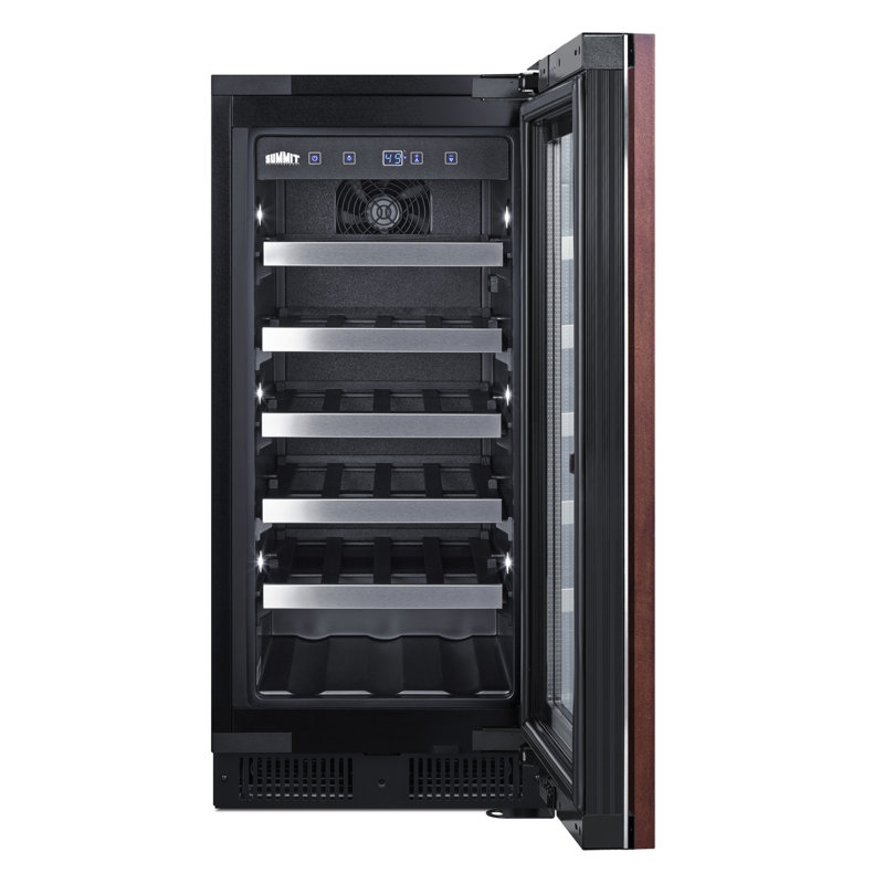 Summit Appliance 15" Wide Panel Ready Built-In ADA Compliant Wine Cellar (Panel Not Included), Right Handed