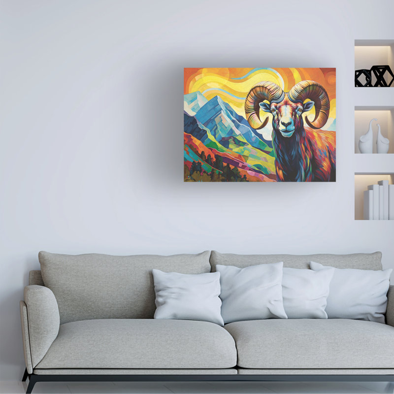 Art sur toile Michael Horn, H 14 po x l 19 po