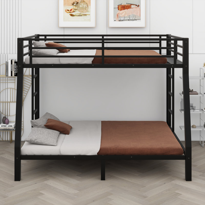 Space-Efficient Metal Bunk Bed With Silent Support System – Durable, Modern Solution For Teenagers And Adult Bedrooms