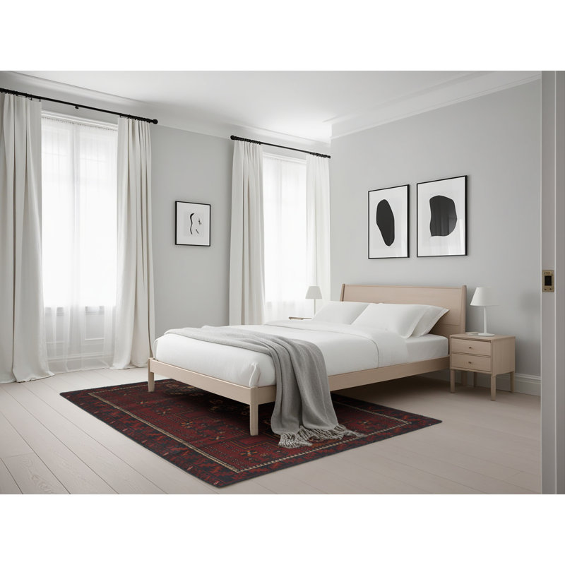Tapis rouge à motif sud-ouest, Rectangle 5 pi x 7 pi