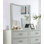 Miroir transitionnel l 33,4 po, gris clair