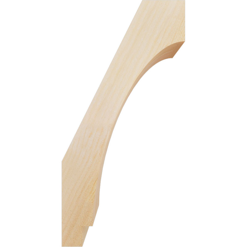 Attelle impériale du genou, Sapin de Douglas, Brute, H 24 po x l 6 po x P 12 po