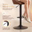 Thornbury Swivel Upholstered Adjustable Height Bar Stool-203942177