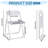 Plastic Folding Chairs(Set Of 6)-550320249
