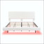 Lit flottant avec lumière White Boucle-128515209