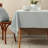 Grey Scalloped Edge Wrinkle-free Heat Resistant 56"x40" Rectangular Tablecloth-376606457-376606438