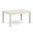6 Piece Dining Room Furniture Set Contains a Rectangle Kitchen Table with Butterfly Leaf and 4 Dining Chairs with a Bench, Linen White-355595087