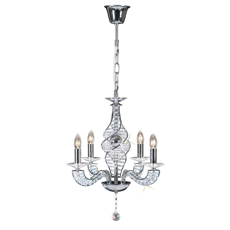 4 - Light Candle Style Chandelier