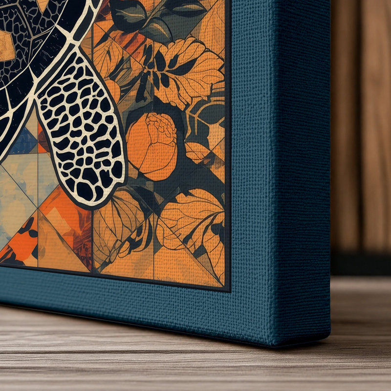 Print, 18x12 - 45.7 x 30.5 cm, Teal Border