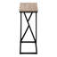Table d'appoint Modern Living, taupe et métal