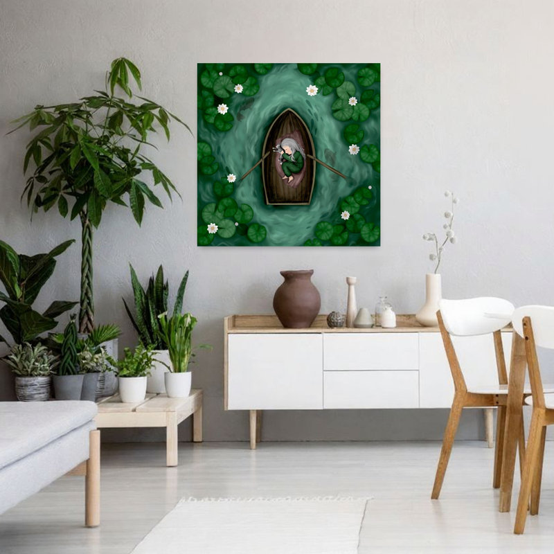 Art contemporain, art mural contemporain, H 36 po x l 36 po