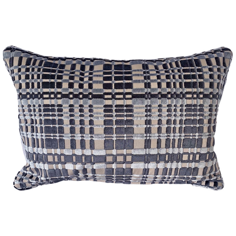 Velvet Lumbar Pillow Cover & Insert