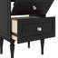 Ensemble de meuble-lavabo 24 po avec lavabo en céramique, meuble de rangement contemporain avec 2 tiroirs