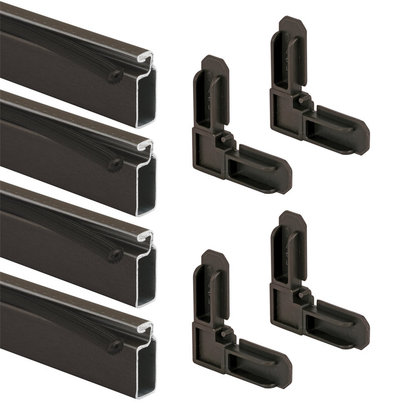 Ensemble de cadre pour écran Prime-Line, 37", Argent argent, 3.06"