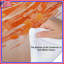 Édredon orange tourbillon abstrait-126343014