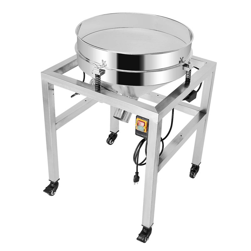 Automatic Powder Sifter Sieve Shaker Machine Electric Vibrating Sieve Machine with 40 Mesh +100 Mesh