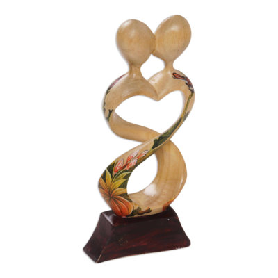 Statue damit en bois