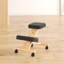 Becky Adjustable Height Kneeling Chair with Footring and Wheels-4320187