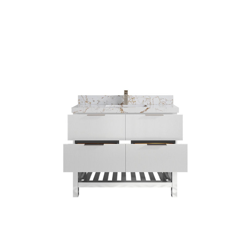 Meuble-lavabo simple avec plateau Catalina 42