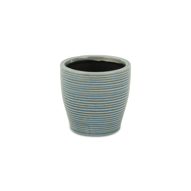 Handmade Pot Planter, 4.25" H x 4.25" W x 4.25" D