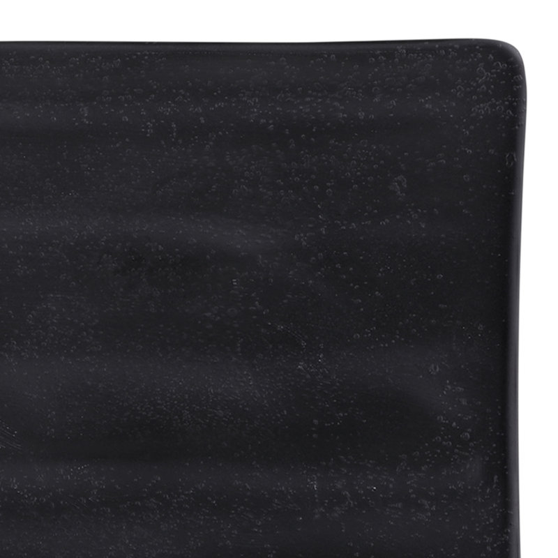 Elite Global Solutions Zen Melamine Platter, Black