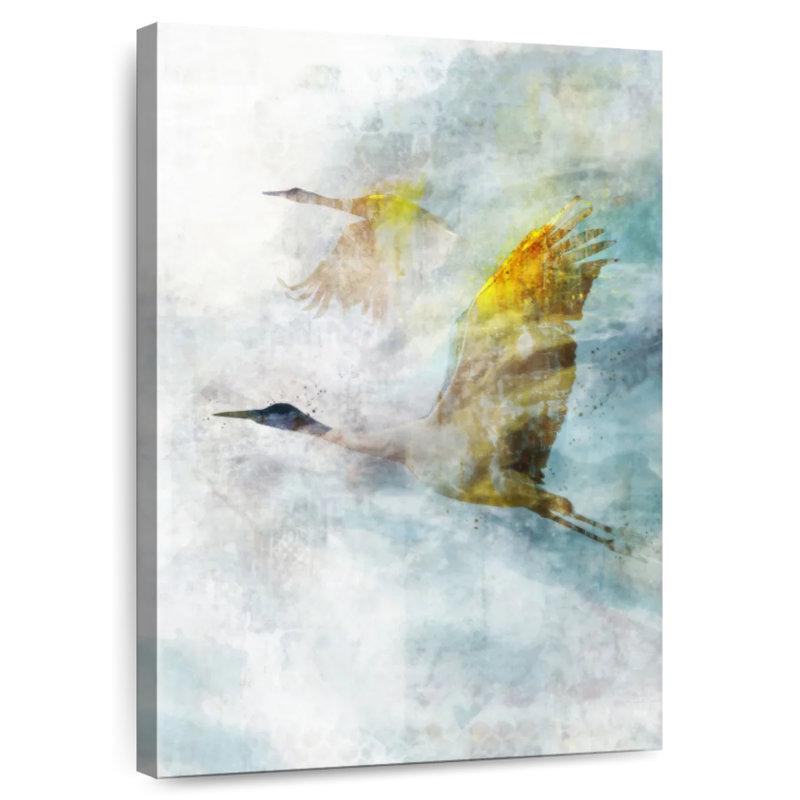 Crane Flight I, 45" H x 30" W