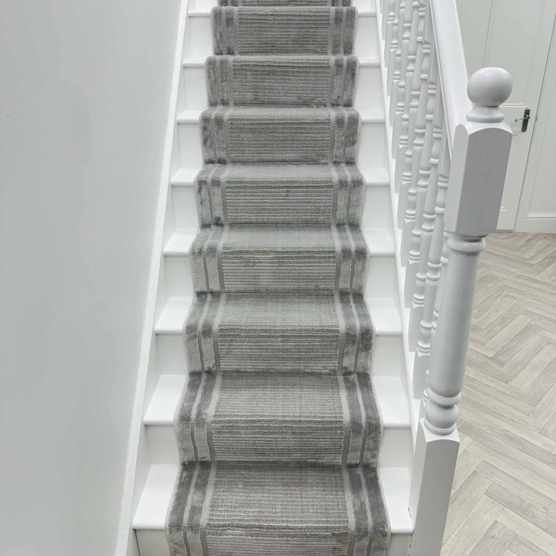 Stair Runner Geometric Area Rug, Runner 66 x 600 cm
