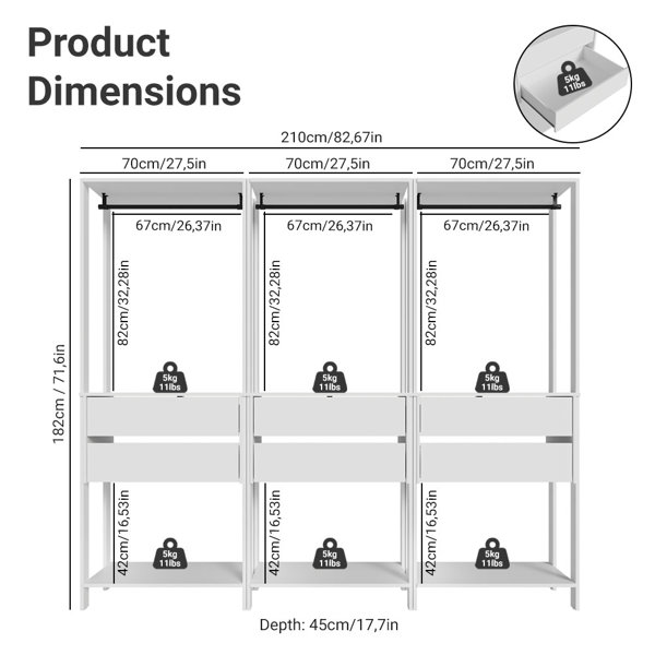 Dimensions du produit