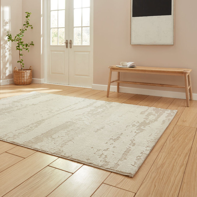 Elio Arvillia Machine Woven Cream Area Rug, Rectangle 160 x 230cm