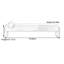 Banc rembourré en mélange de polyester Nilan-1600451407