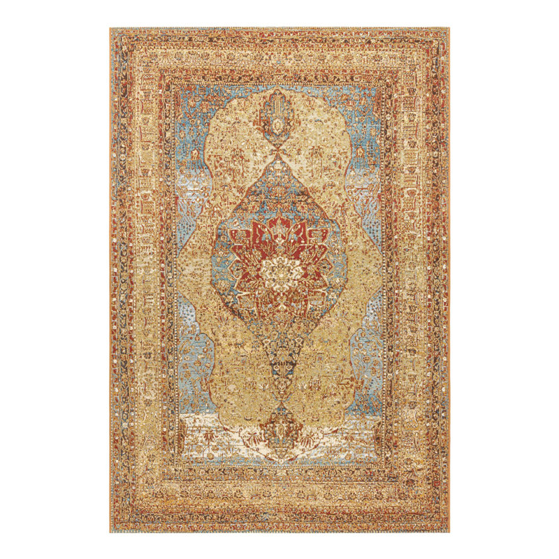 Tapis d'extérieur traditionnel, Rectangle 5 pi 3 po x 8 pi