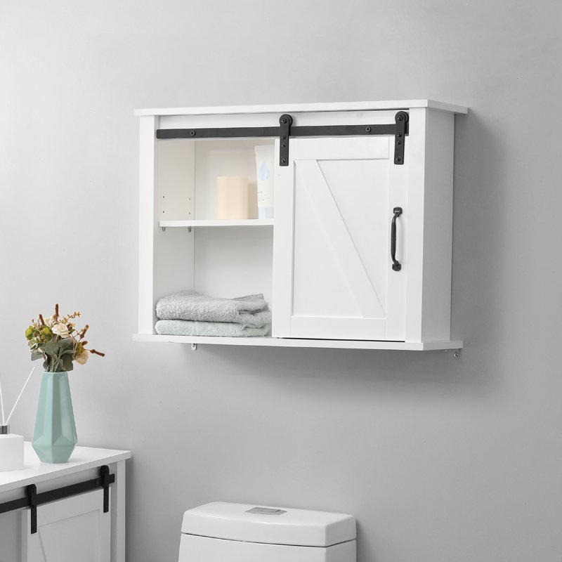 Armoire de salle de bain murale l 27,17 po x H 19,7 po x P 7,8 po Ender
