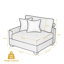 Upholstered Armchair-1413949517