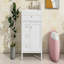Meuble-lavabo 36 po avec lavabo supérieur, meuble-lavabo moderne avec 2 tiroirs et tiroir escamotable, meuble-lavabo simple-119233131