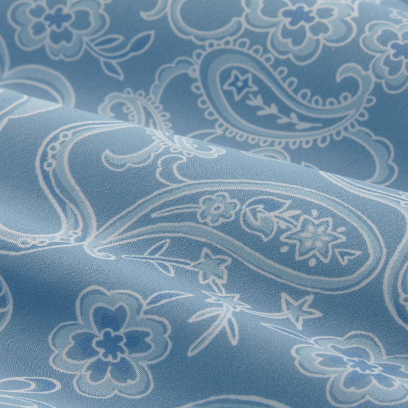 De literie Western de couleur bleue, ensemble d'édredon en microfibre pour maison de campagne