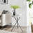 Franda Gray Faux Concrete End Table