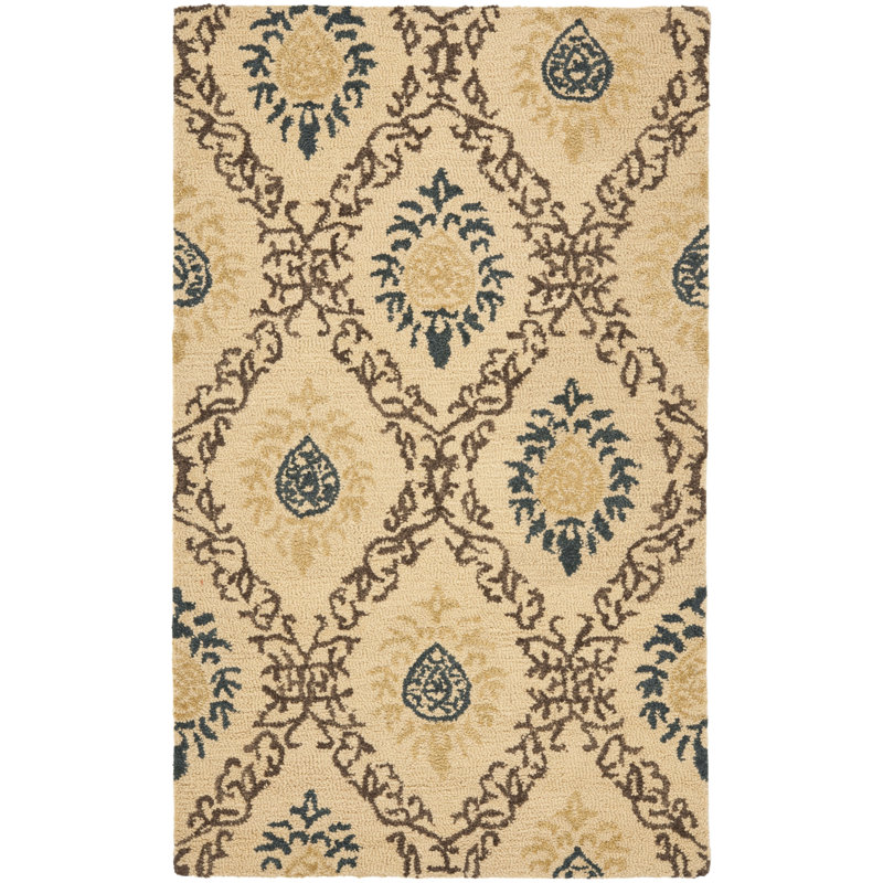 Dunbar Hand Tufted Wool Oriental Rug, Rectangle 2' x 3'