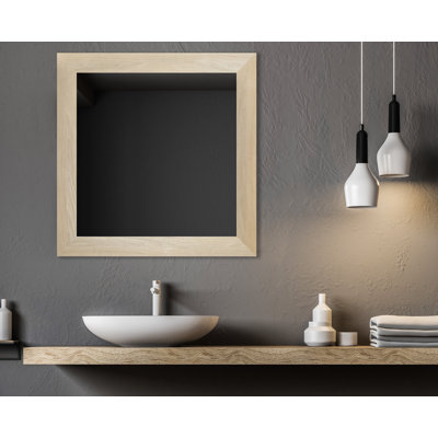 Engineered Wood Flat Wall Mirror
